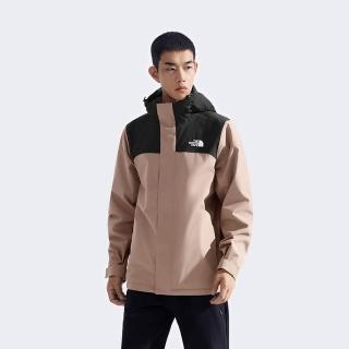 【The North Face】TNF 休閒 運動 連帽防潑水外套 M SANGRO DRYVENT JACKET 2.0-AP 男 棕(NF0A8DX1DHL)