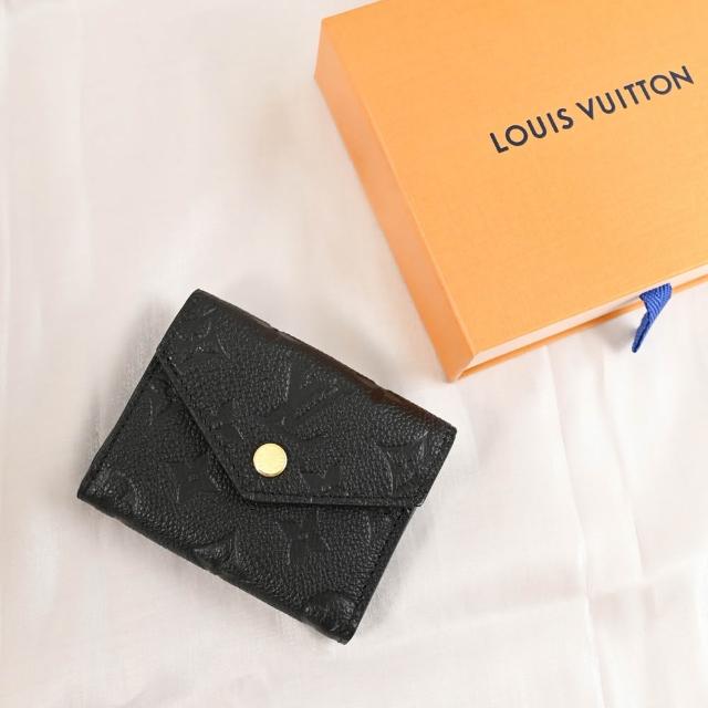 【Louis Vuitton 路易威登】LV M62935 ZOE 經典壓花小牛皮三折零錢短夾(現貨)