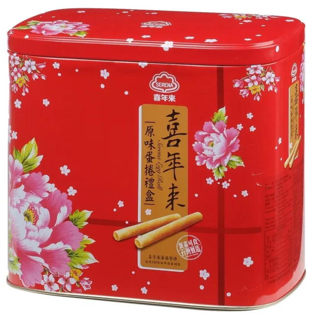 【喜年來】原味蛋捲禮盒512g(64gx8包)  (TQF微笑標章)