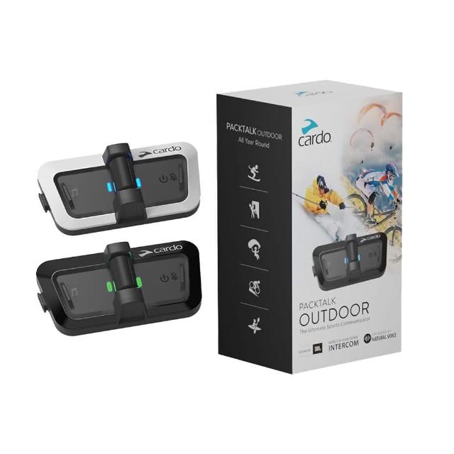【Cardo】PACKTALK OUTDOOR 戶外運動通訊藍芽耳機(單入組)