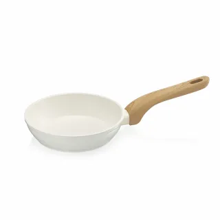 【KINYO】IH電磁爐鑽石不沾平煎鍋 16cm(PO-1161)