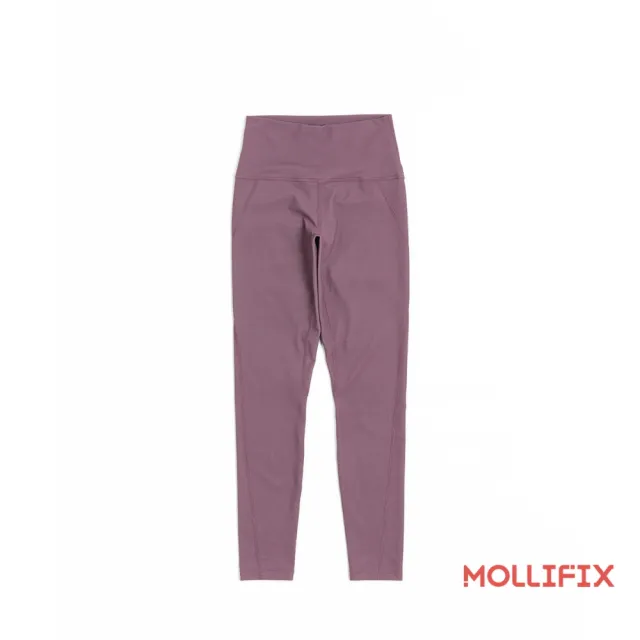 【Mollifix 瑪莉菲絲】MOLLIFIX 高彈 修身線條 瑜珈褲