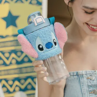 【THERMOS 膳魔師】史迪奇彈蓋搖搖杯限量組合(TP4086STH-BL)