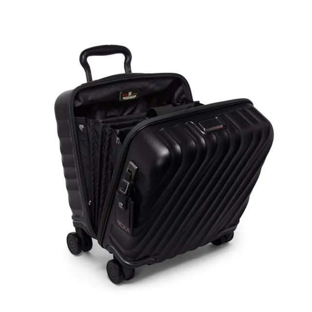 【TUMI】19 DEGREE 輕便公事包行李箱 - 黑色紋理(TUMI 官方旗艦店)