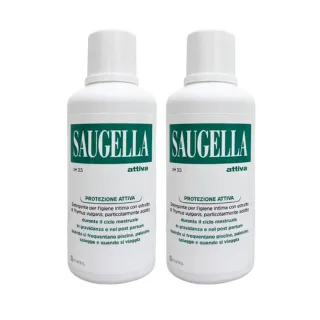【SAUGELLA 賽吉兒】菁萃潔浴凝露_加強型500ml 兩入組(平行輸入)