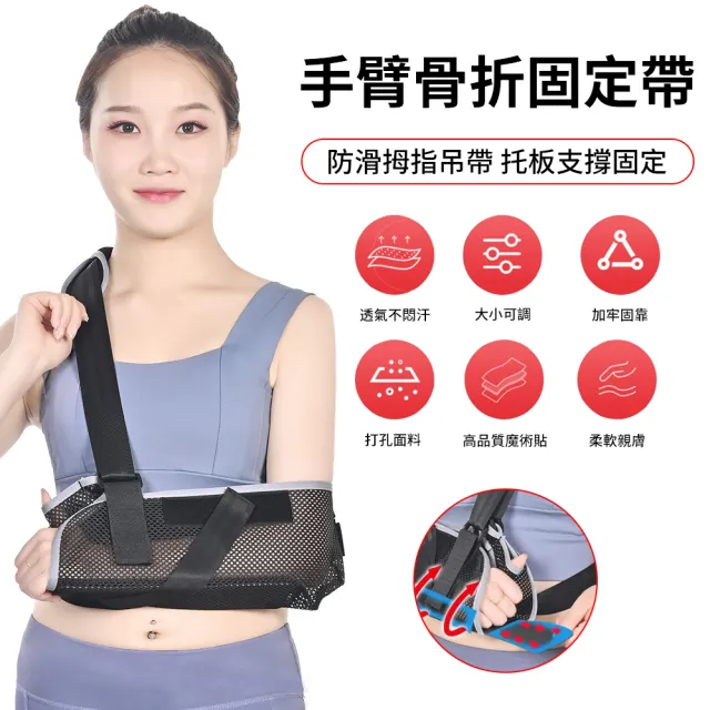 【YUNMI】手臂骨折關節脫位固定帶 前臂吊帶 肩頸腕托帶 手臂吊帶 固定護具