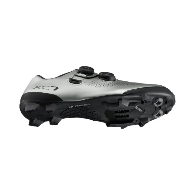 【SHIMANO】XC703 登山車鞋 動力鞋楦 寬版 銀色