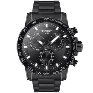 【TISSOT 天梭】SUPERSPORT CHRONO 三眼計時手錶-45.5mm 情人節 送禮(T1256173305100)