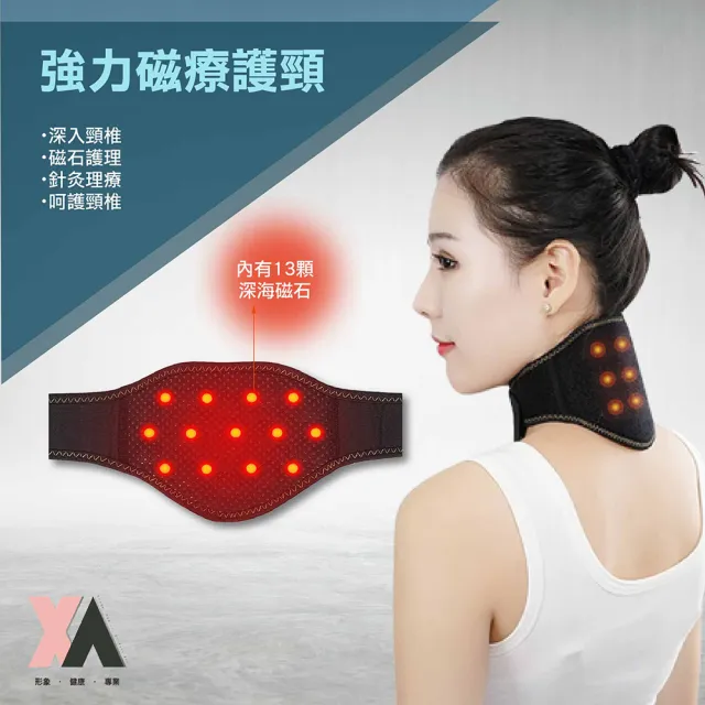 【XA】深海磁石3D循環護頸D17(二入組)