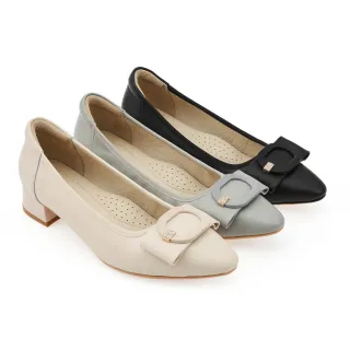 【A.S.O 阿瘦集團】A.S.O 窩心系列-輕奢優雅鑲鑽烤漆釦跟鞋(女鞋_3色任選)