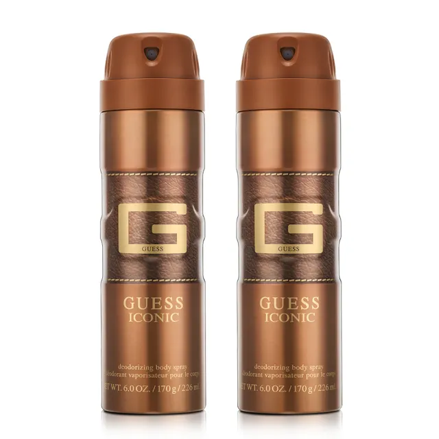 【GUESS】鎏金典藏男性香氛體香噴霧170gX2入(專櫃公司貨-1+1超值組)