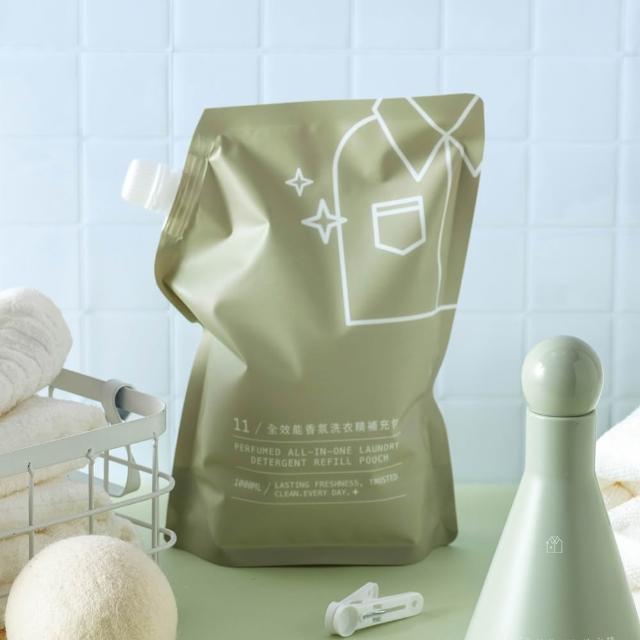 【hoi! 好好生活】Dr.hoi全效能香氛洗衣精補充包1000ml(雪松&廣藿香)