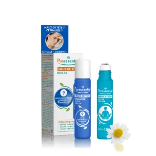 【Puressentiel 璞萃】輕鬆自在雙效精油滾珠組5ml+5ml(舒壓解憂/頭等暢)