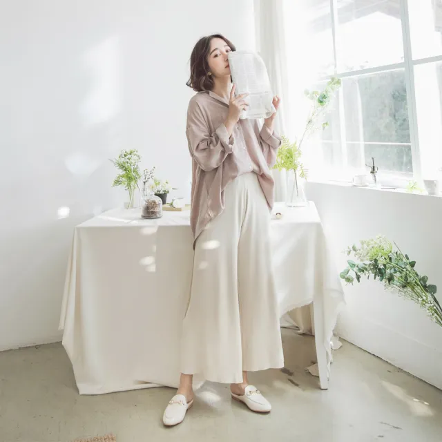 【Ann’S】質感真小羊皮不破內裡金釦穆勒鞋-版型偏小(米白)