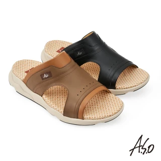 【A.S.O 阿瘦集團】A.S.O 全能舒壓系列-涼拖鞋(男鞋_2色任選)