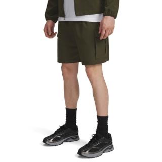 【UNDER ARMOUR】UA 男 Vibe Woven Cargo 短褲 1386560-308(軍綠色)