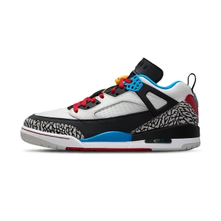 【NIKE 耐吉】Jordan Spizike Low SE 男鞋 黑彩色 爆裂紋 氣墊 籃球 休閒鞋 IM7425-004