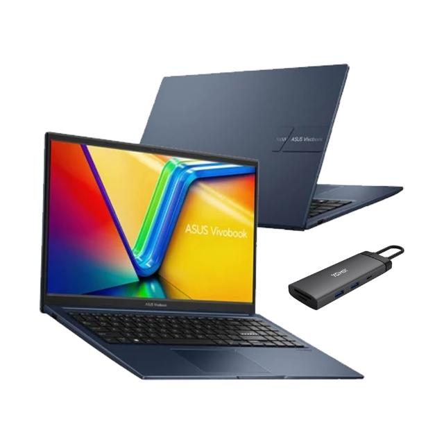 【ASUS】Type-C HUB組★15.6吋i7輕薄筆電(VivoBook X1504VA/i7-1355U/16G/1TB SSD/W11)