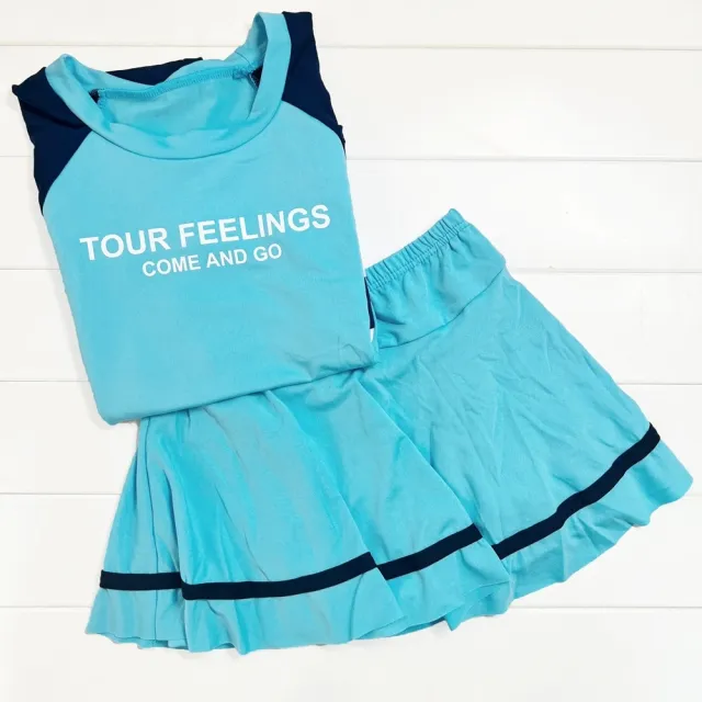 【橘魔法】大童 3色字母運動側腰插肩泳裝(內有安全褲 褲裙 游泳課 泳裝 學生泳衣 女童 兒童 童裝)