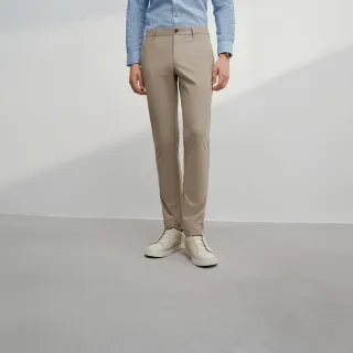 【G2000】男款 柔軟多面彈性休閒斜袋長褲-沙色 可機洗或乾洗(4616299512)