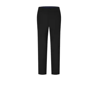 【G2000】男款 柔軟多面彈性休閒斜袋長褲-黑色 可機洗或乾洗(4616299599)