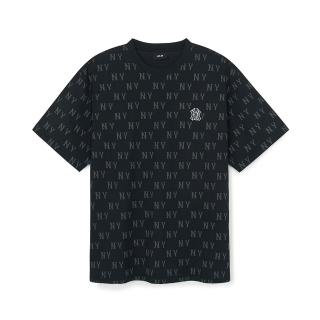 【MLB】短袖T恤 Monogram系列 紐約洋基隊(3ATSM0354-50BKS)