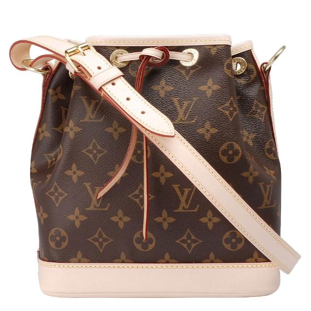 【Louis Vuitton 路易威登】M46983 經典Monogram Noe BB束口肩背水桶包(迷你)