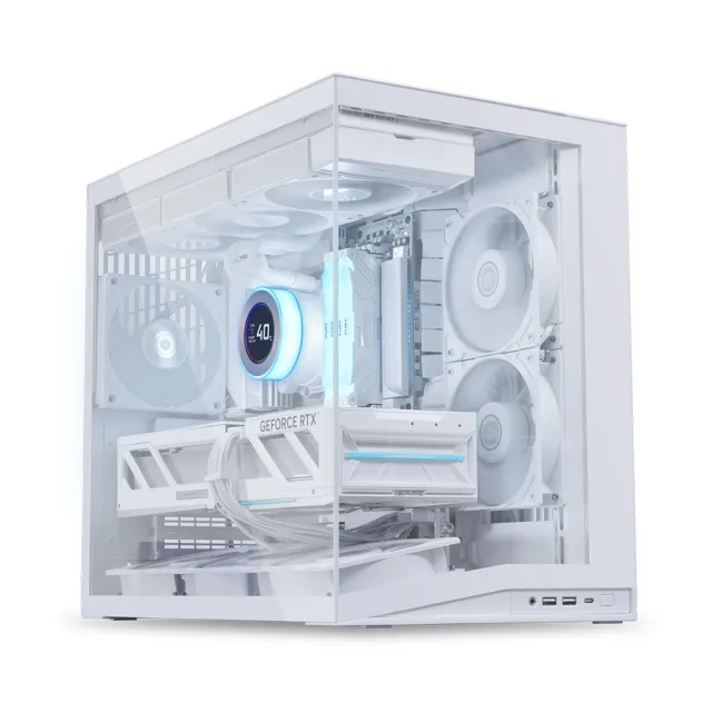 【LIAN LI 聯力】電腦機殼 PC-O11D MINI V2 FLOW-內建風扇