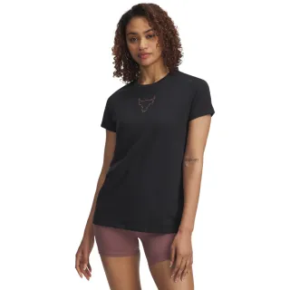 【UNDER ARMOUR】UA 女 Pjt Rock Graphic 短袖T-Shirt_6006263-002(黑色)