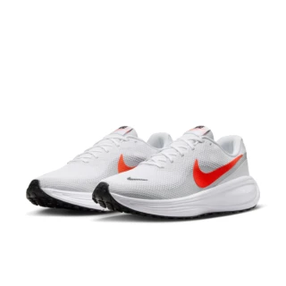 【NIKE 耐吉】慢跑鞋 男鞋 女鞋 運動鞋 緩震 REVOLUTION 8 灰白紅 HJ9198-102(3R3647)