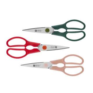 【ZWILLING 德國雙人】Now可拆式廚房多用剪刀-萊姆綠/石榴紅/蝦粉色3色任選(德國雙人牌集團官方直營)