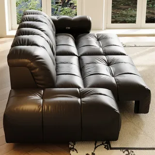 【完美主義】PUNPUN雙人電動沙發281公分(全牛皮 可調頭枕 2人沙發)