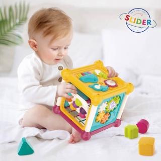 【TOY PLANET 玩具星球】音樂探索忙碌盒(六面體音樂盒 感統玩具)