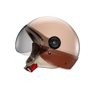 【SEAGULL 海鷗】TW-781Ｍ皮革側裙安全帽(半罩安全帽/多色挑選)