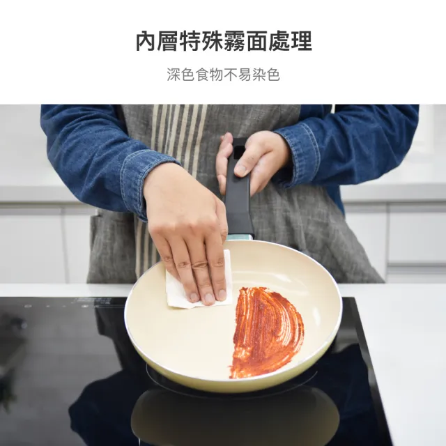 【LocknLock 樂扣樂扣】官方直營 陶瓷不沾系列春日黃30cm炒鍋(IH可用鍋)