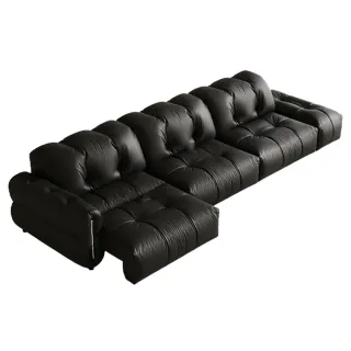 【完美主義】PUNPUN雙人電動沙發261公分(貓抓布 可調頭枕 2人沙發)