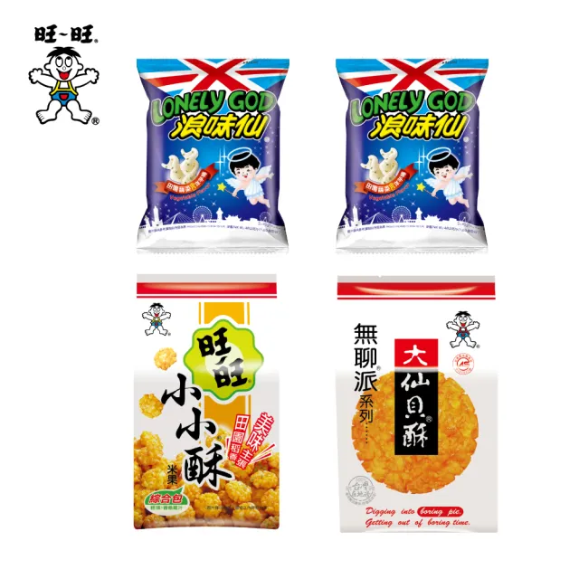 【旺旺】一定要拜 零嘴餅乾箱 401g/箱