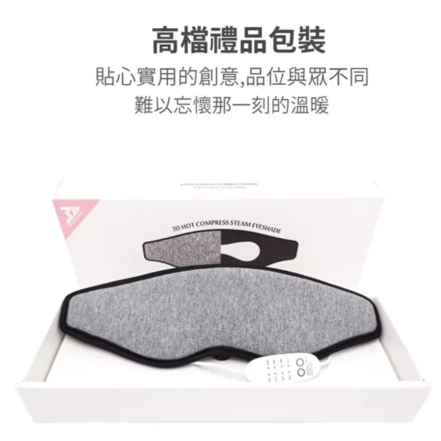 【ANTIAN】3D護眼蒸汽熱敷眼罩 遮光助眠按摩眼罩 眼部SPA緩解黑眼圈蒸汽眼罩