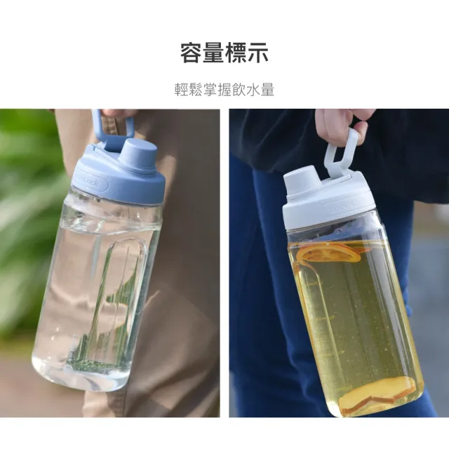 【LocknLock 樂扣樂扣】官方直營 大容量豪飲冷水壺 1.5L(三色任選/附吸管/運動水壺)