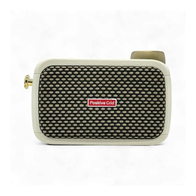 【Positive Grid】Spark GO 5瓦吉他藍芽音箱 白色款/讓音樂更簡單(效果器 藍芽 貝斯 音響 播客 直播)