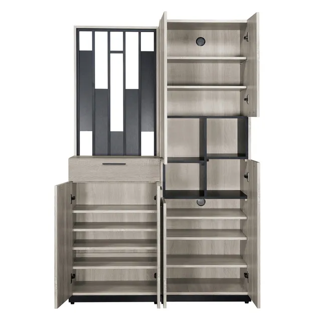 【obis】威尼斯4*6.5尺玄關組合鞋櫃（全組）