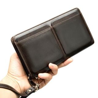 【KT DADA】多卡位錢包 大容量錢包 長款錢包 長夾 多卡位 真皮錢包 牛皮手拿包 錢包 手拿