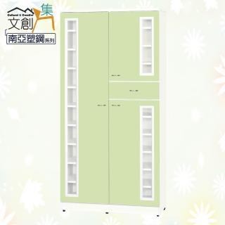 【文創集】羅曼 南亞塑鋼3尺三開門單抽高鞋櫃