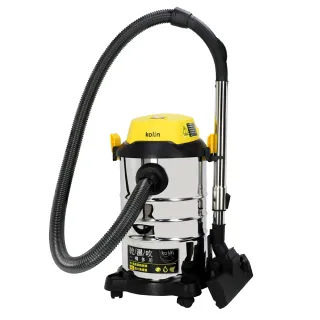 【Kolin 歌林】18L乾濕吹不鏽鋼吸塵器KTC-UD1808(外箱不良-福利品)