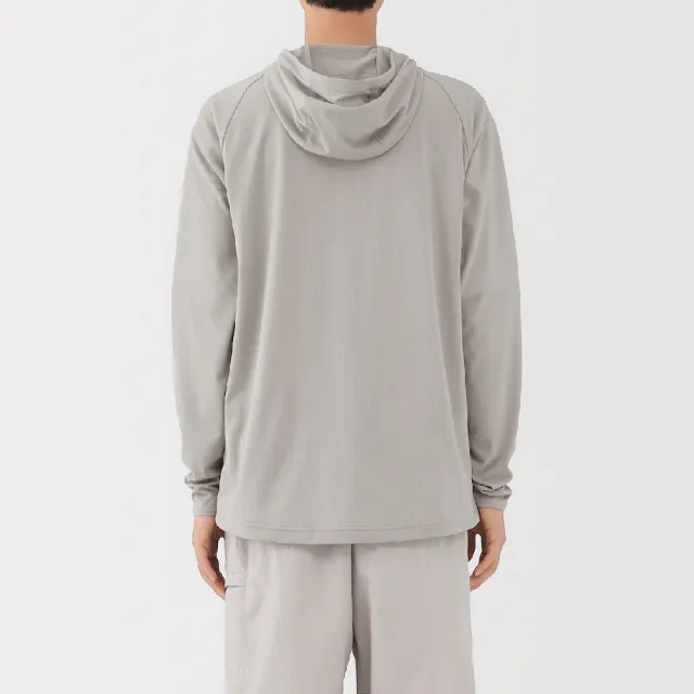 【MUJI 無印良品】男抗UV速乾可攜式拉鍊連帽外套(灰銀/黑色/煙燻藍)