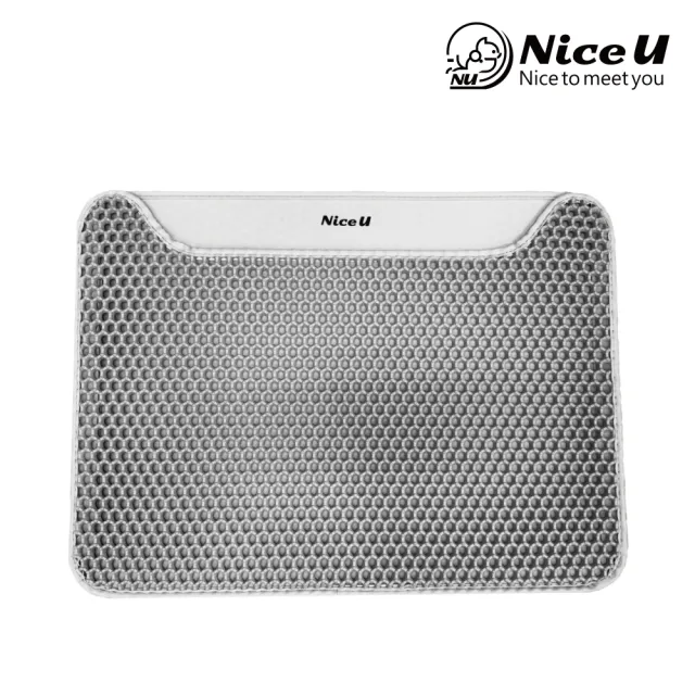 【NiceU】防滑可水洗貓砂墊 落砂墊(特大款XL 75x55cm)