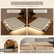 【IHouse】保羅 單大3.5尺 智能感應燈光+3抽收納床底 台灣製木心板(床底/床座/床架)