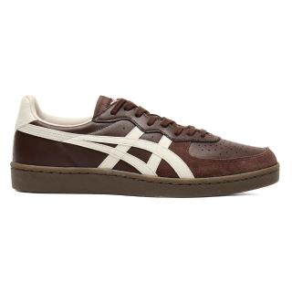 【Onitsuka Tiger】鬼塚虎 棕底白虎爪紋焦糖底 GSM 休閒鞋 (1183A353-200)