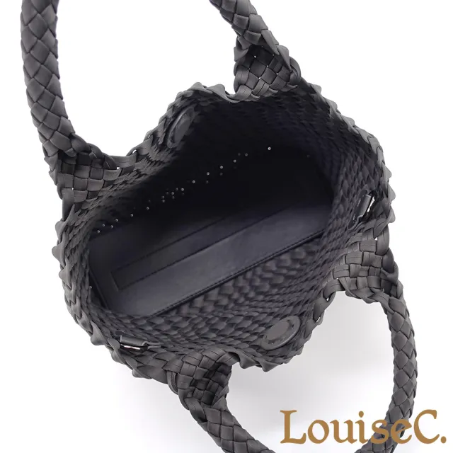 【LouiseC.】雙11 Tree House 瑜珈布-附手腕帶小化妝包-手工編織托特TOTE手提斜背包-2色(CC86022