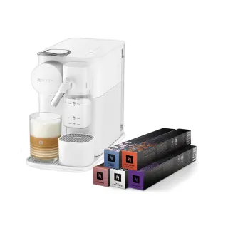 【Nespresso】膠囊咖啡機 Lattissima One_瓷白色(訂製咖啡時光50顆組/入厝/義式/拿鐵/奶泡機)
